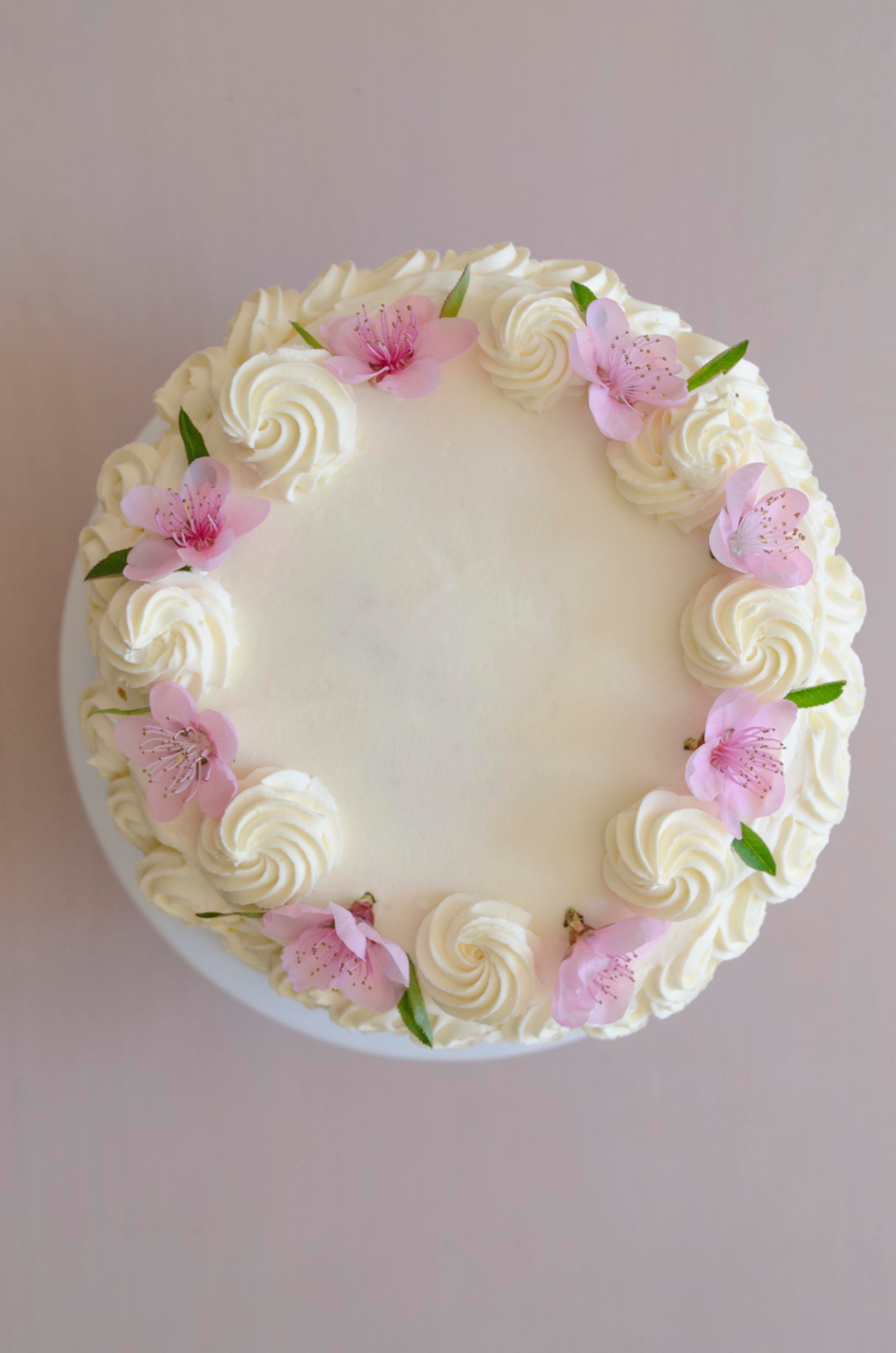 Fancy Cream Cake stock image. Image of dessert, meringue - 616201
